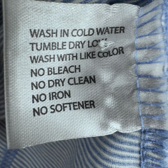 Rhoback Womens Q-Zip Performance Pullover Size Small Riva Heather Stripe Blue - Picture 7 of 9